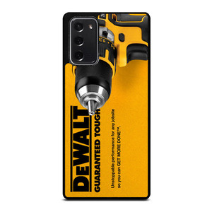 DEWALT GUARANTEED TOUGH LOGO Samsung Galaxy Note 20 Case Cover DEWALT GUARANTEED TOUGH LOGO Samsung Galaxy Note 20 Case Cover
