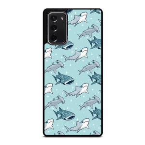CUTE SHARK PATTERN Samsung Galaxy Note 20 Case Cover CUTE SHARK PATTERN Samsung Galaxy Note 20 Case Cover