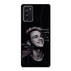 CORBYN BESSON WHY DON'T WE QUOTES Samsung Galaxy Note 20 Case Cover CORBYN BESSON WHY DON'T WE QUOTES Samsung Galaxy Note 20 Case Cover