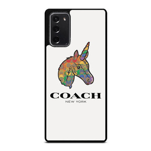 COACH NEW YORK UNICORN Samsung Galaxy Note 20 Case Cover COACH NEW YORK UNICORN Samsung Galaxy Note 20 Case Cover