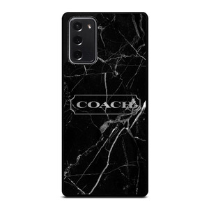 COACH NEW YORK SILVER MARBLE Samsung Galaxy Note 20 Case Cover