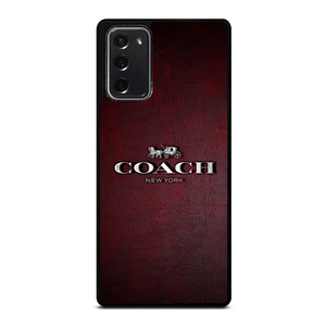 COACH NEW YORK LOGO LEATHER Samsung Galaxy Note 20 Case Cover COACH NEW YORK LOGO LEATHER Samsung Galaxy Note 20 Case Cover