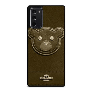 COACH NEW YORK BROWN BEAR Samsung Galaxy Note 20 Case Cover