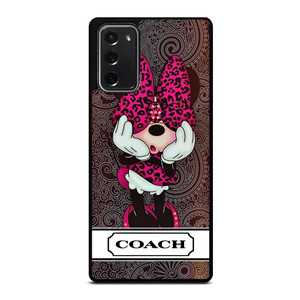 COACH NEW YORK MINNIE MOUSE CUTE Samsung Galaxy Note 20 Case Cover COACH NEW YORK MINNIE MOUSE CUTE Samsung Galaxy Note 20 Case Cover