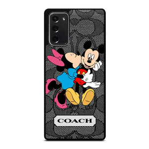 COACH MINNIE MICKEY MOUSE KISS Samsung Galaxy Note 20 Case Cover COACH MINNIE MICKEY MOUSE KISS Samsung Galaxy Note 20 Case Cover