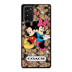 COACH MICKEY MINNIE MOUSE LOVE Samsung Galaxy Note 20 Case Cover COACH MICKEY MINNIE MOUSE LOVE Samsung Galaxy Note 20 Case Cover
