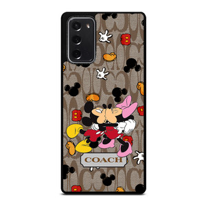 COACH MICKEY MINNIE MOUSE KISS Samsung Galaxy Note 20 Case Cover