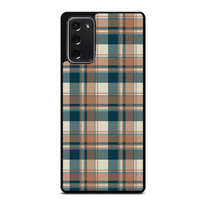 CHECK CLASSIC DARK PLAID FABRIC TEXTURES Samsung Galaxy Note 20 Case Cover CHECK CLASSIC DARK PLAID FABRIC TEXTURES Samsung Galaxy Note 20 Case Cover