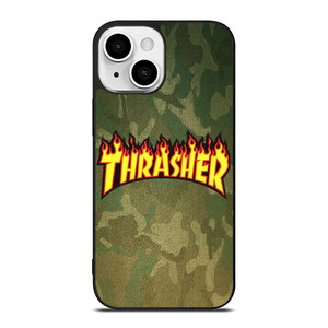 THRASHER LOGO CAMO FABRIC iPhone 13 Mini Case Cover