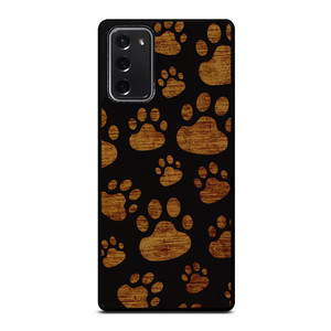 CAT FOOTPRINTS PATTERN Samsung Galaxy Note 20 Case Cover CAT FOOTPRINTS PATTERN Samsung Galaxy Note 20 Case Cover