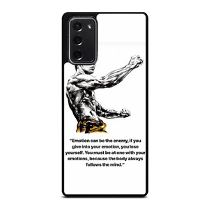 BRUCE LEE QUOTE Samsung Galaxy Note 20 Case Cover BRUCE LEE QUOTE Samsung Galaxy Note 20 Case Cover