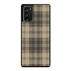 BROWN TARTAN PLAID PATTERN Samsung Galaxy Note 20 Case Cover BROWN TARTAN PLAID PATTERN Samsung Galaxy Note 20 Case Cover