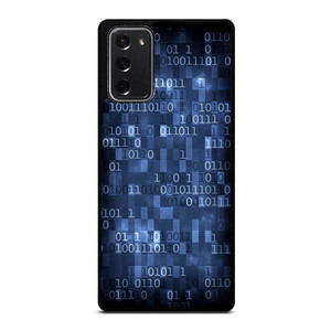 BLUE STYLISH BINARY CODE Samsung Galaxy Note 20 Case Cover BLUE STYLISH BINARY CODE Samsung Galaxy Note 20 Case Cover