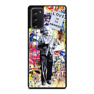 BANKSY EINSTEIN GRAFFITI Samsung Galaxy Note 20 Case Cover BANKSY EINSTEIN GRAFFITI Samsung Galaxy Note 20 Case Cover