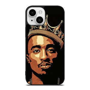 THE KING TUPAC SHAKUR ART iPhone 13 Mini Case Cover THE KING TUPAC SHAKUR ART iPhone 13 Mini Case Cover