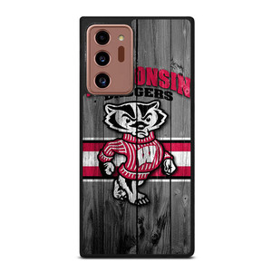 WISCONSIN BADGER WOODEN LOGO Samsung Galaxy Note 20 Ultra Case Cover