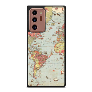 VINTAGE MAP Samsung Galaxy Note 20 Ultra Case Cover VINTAGE MAP Samsung Galaxy Note 20 Ultra Case Cover