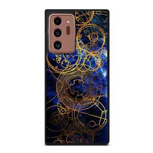 TIME LORD WRITING GOLD BLUE Samsung Galaxy Note 20 Ultra Case Cover