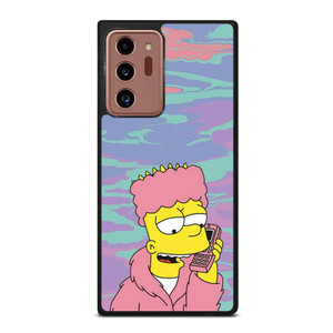 TIE DYE PATTERN BART SIMPSON Samsung Galaxy Note 20 Ultra Case Cover