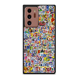 RETRO ALPHABET COLLAGE Samsung Galaxy Note 20 Ultra Case Cover