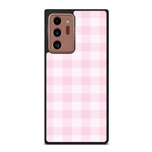 PINK PLAID PATTERN Samsung Galaxy Note 20 Ultra Case Cover PINK PLAID PATTERN Samsung Galaxy Note 20 Ultra Case Cover