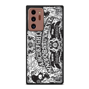 OUIJA BOARD BLACK AND WHITE Samsung Galaxy Note 20 Ultra Case Cover OUIJA BOARD BLACK AND WHITE Samsung Galaxy Note 20 Ultra Case Cover
