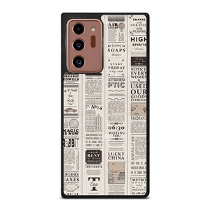OLD NEWSPAPER PATTERN Samsung Galaxy Note 20 Ultra Case Cover OLD NEWSPAPER PATTERN Samsung Galaxy Note 20 Ultra Case Cover