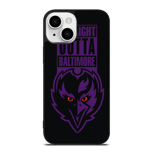 STRAIGHT OUTTA BALTIMORE BALTIMORE RAVENS iPhone 13 Mini Case Cover