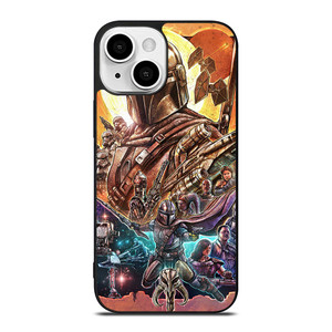 STAR WARS MANDALORIAN COLLAGE iPhone 13 Mini Case Cover STAR WARS MANDALORIAN COLLAGE iPhone 13 Mini Case Cover