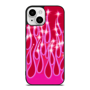 SNINY PINK FLAMES iPhone 13 Mini Case Cover