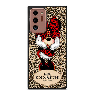 COACH MINNIE MOUSE LEOPARD Samsung Galaxy Note 20 Ultra Case Cover