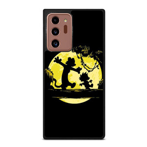 CALVIN AND HOBBES BLACK CARTOON Samsung Galaxy Note 20 Ultra Case Cover