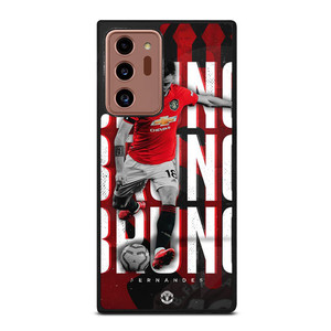 BRUNO FERNANDES MANCHESTER UNITED Samsung Galaxy Note 20 Ultra Case Cover BRUNO FERNANDES MANCHESTER UNITED Samsung Galaxy Note 20 Ultra Case Cover
