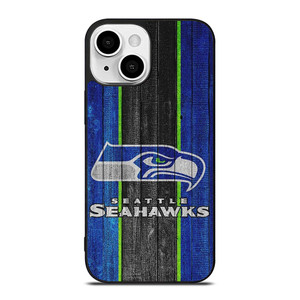 SEATTLE SEAHAWKS WOODEN LOGO NFL iPhone 13 Mini Case Cover SEATTLE SEAHAWKS WOODEN LOGO NFL iPhone 13 Mini Case Cover