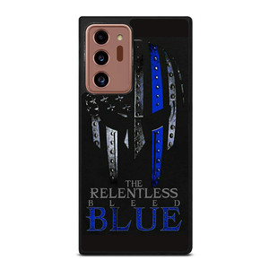 BLUE LINE POLICE WARRIOR SKULL Samsung Galaxy Note 20 Ultra Case Cover BLUE LINE POLICE WARRIOR SKULL Samsung Galaxy Note 20 Ultra Case Cover