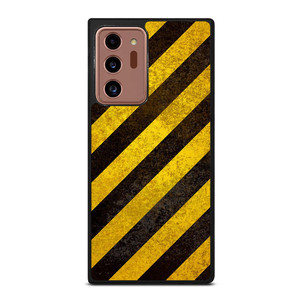 BLACK YELLOW POLICE LINE STRIPE Samsung Galaxy Note 20 Ultra Case Cover BLACK YELLOW POLICE LINE STRIPE Samsung Galaxy Note 20 Ultra Case Cover