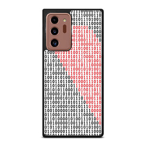 BINARY CODE HALF HEART PATTERN Samsung Galaxy Note 20 Ultra Case Cover BINARY CODE HALF HEART PATTERN Samsung Galaxy Note 20 Ultra Case Cover