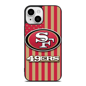 SAN FRANCISCO 49ERS AMERICAN FLAG iPhone 13 Mini Case Cover SAN FRANCISCO 49ERS AMERICAN FLAG iPhone 13 Mini Case Cover