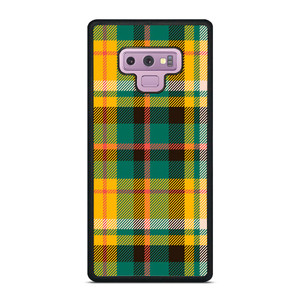 YELLOW GREEN TARTAN PATTERN Samsung Galaxy Note 9 Case Cover YELLOW GREEN TARTAN PATTERN Samsung Galaxy Note 9 Case Cover