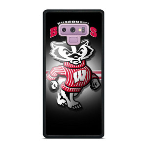 WISCONSIN BADGER FOOTBALL LOGO Samsung Galaxy Note 9 Case Cover WISCONSIN BADGER FOOTBALL LOGO Samsung Galaxy Note 9 Case Cover