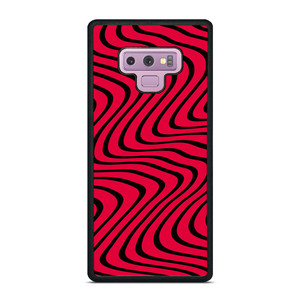 WAVY RED PATTERN Samsung Galaxy Note 9 Case Cover