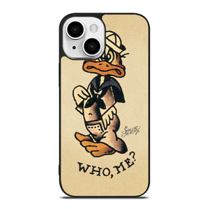 SAILOR JERRY DUCK TATTOO iPhone 13 Mini Case Cover SAILOR JERRY DUCK TATTOO iPhone 13 Mini Case Cover