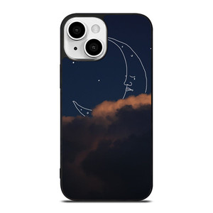 SAD CRESCENT MOON iPhone 13 Mini Case Cover