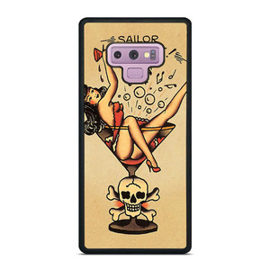 SAILOR JERRY S TATTOO Samsung Galaxy Note 9 Case Cover SAILOR JERRY S TATTOO Samsung Galaxy Note 9 Case Cover