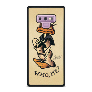 SAILOR JERRY DUCK TATTOO Samsung Galaxy Note 9 Case Cover SAILOR JERRY DUCK TATTOO Samsung Galaxy Note 9 Case Cover