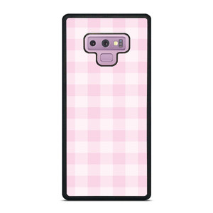 PINK PLAID PATTERN Samsung Galaxy Note 9 Case Cover PINK PLAID PATTERN Samsung Galaxy Note 9 Case Cover