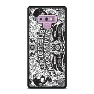 OUIJA BOARD BLACK AND WHITE Samsung Galaxy Note 9 Case Cover OUIJA BOARD BLACK AND WHITE Samsung Galaxy Note 9 Case Cover