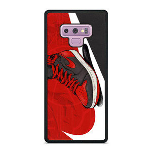 NIKE AIR JORDAN SHOES RED Samsung Galaxy Note 9 Case Cover