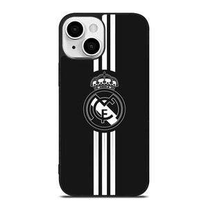REAL MADRID FC BLACK LOGO iPhone 13 Mini Case Cover REAL MADRID FC BLACK LOGO iPhone 13 Mini Case Cover