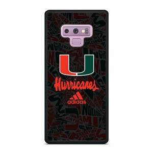 MIAMI HURRICANES UM ADIDAS Samsung Galaxy Note 9 Case Cover